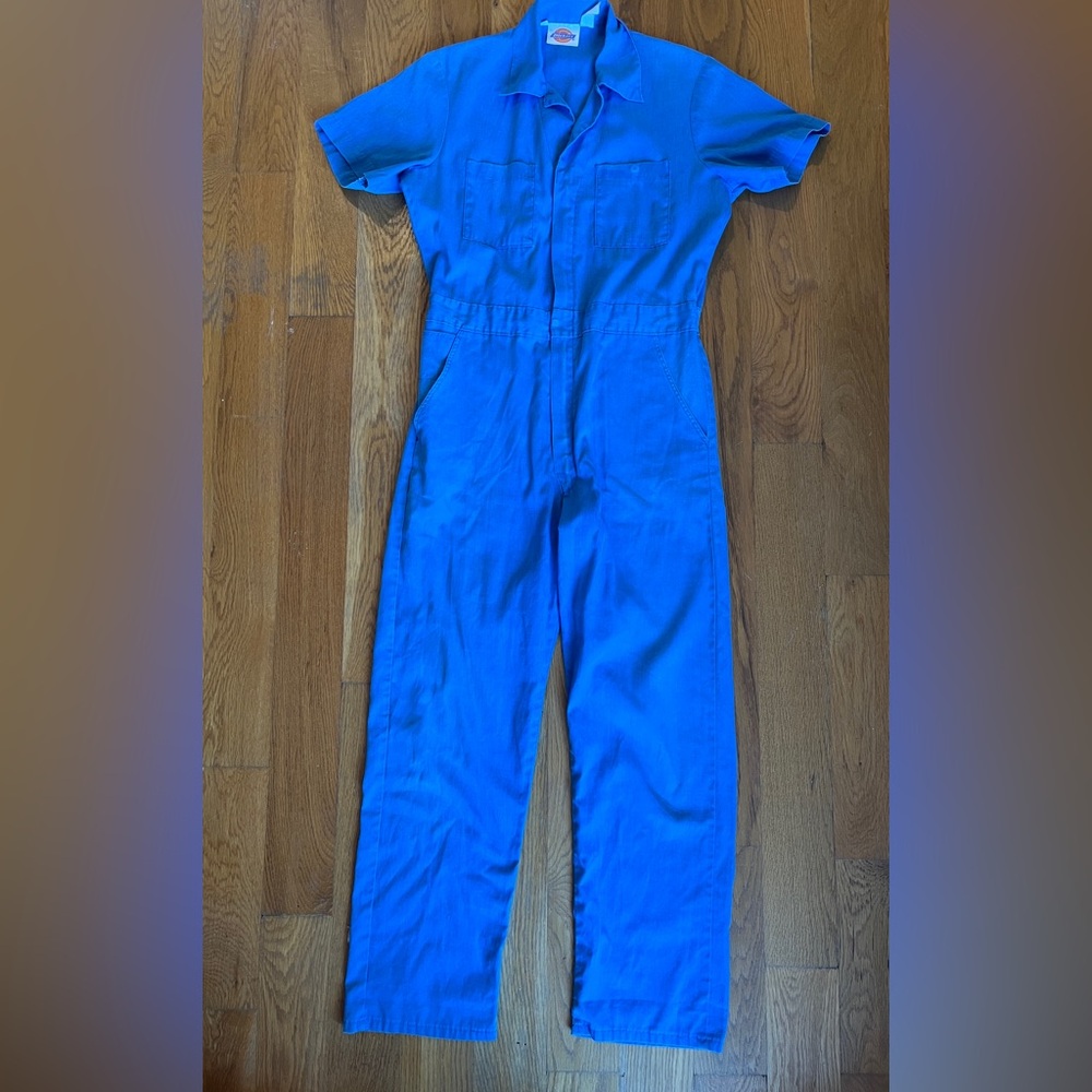 Vintage Dickie’s short sleeved jumpsuit/coveralls